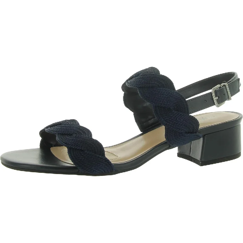 Modern Casual Shoes Womens Man Made Woven Ankle Strap