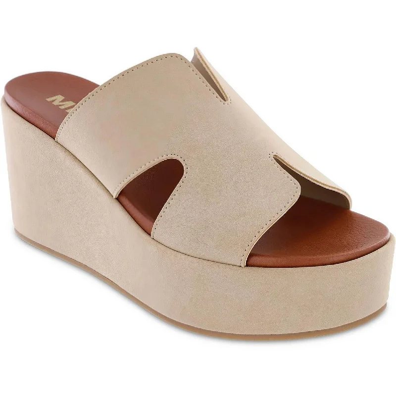 Trendy Styles RETA Womens Suede Open toe Wedge Sandals