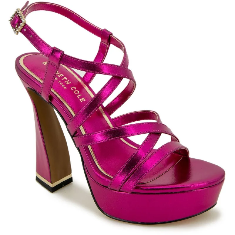 End Of Season Clearance ALLEN Womens Leather Open toe Strappy Sandals