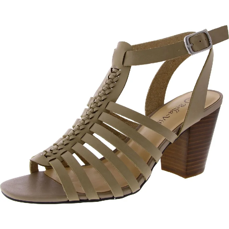 Holiday Discount Womens Adjustable Open Toe Block Heel