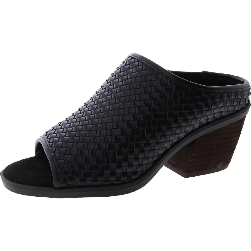 Relaxed Style Alivia Womens Slip On Woven Mule Sandals