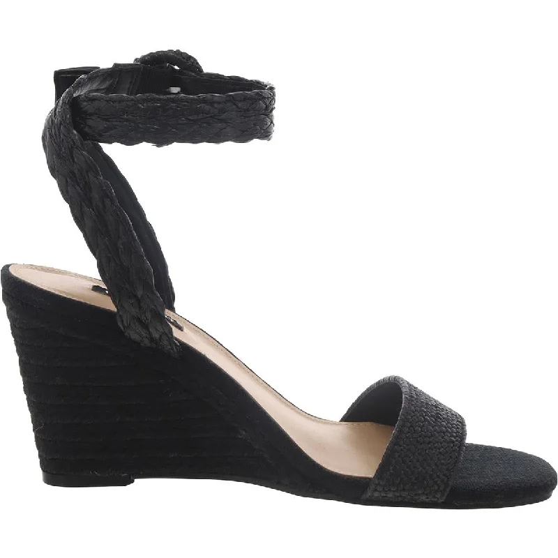 Budget-Friendly Fashion NERISA3 Womens Woven Square toe Wedge Sandals