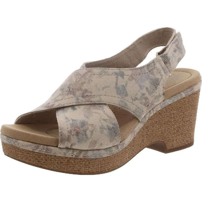 Trendy Styles Womens Faux Leather Platform Wedge Sandals