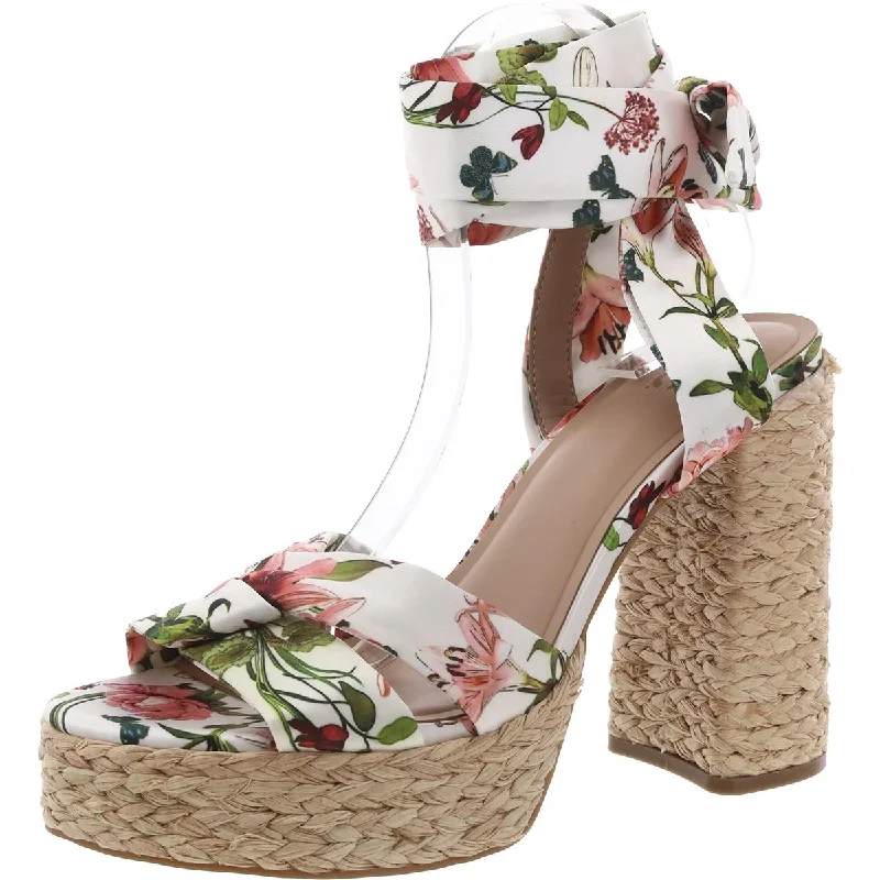 Durable Fashion Picks GOLDIEE Womens Satin Ankle strap Platform Sandals