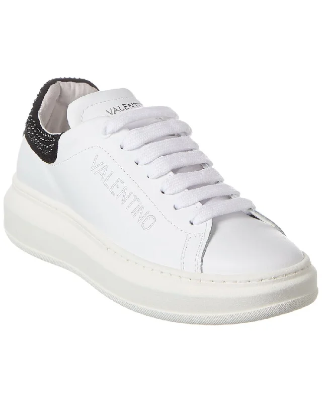 Comfort Meets Fashion Valentino By Mario Valentino Fresia Sparkling Leather Sneaker