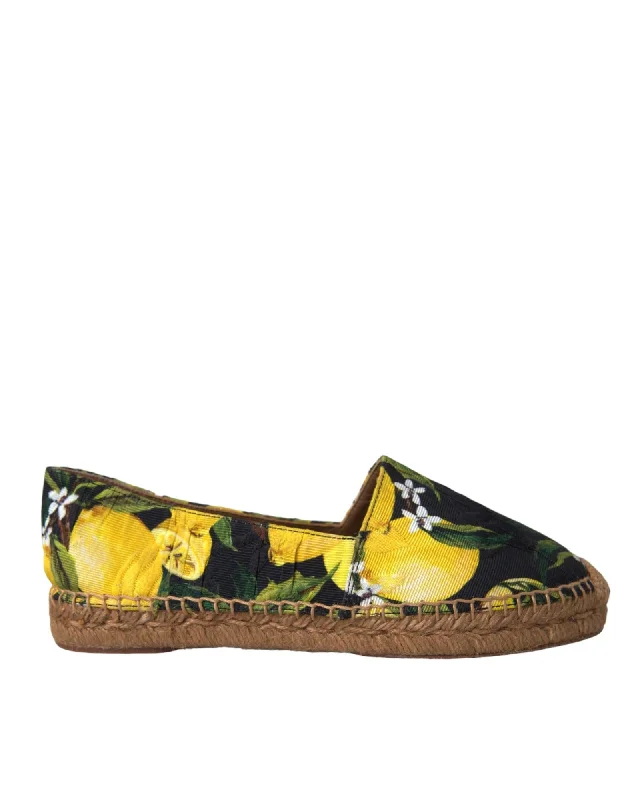 Dolce & Gabbana  Women's Lemon Print Espadrilles