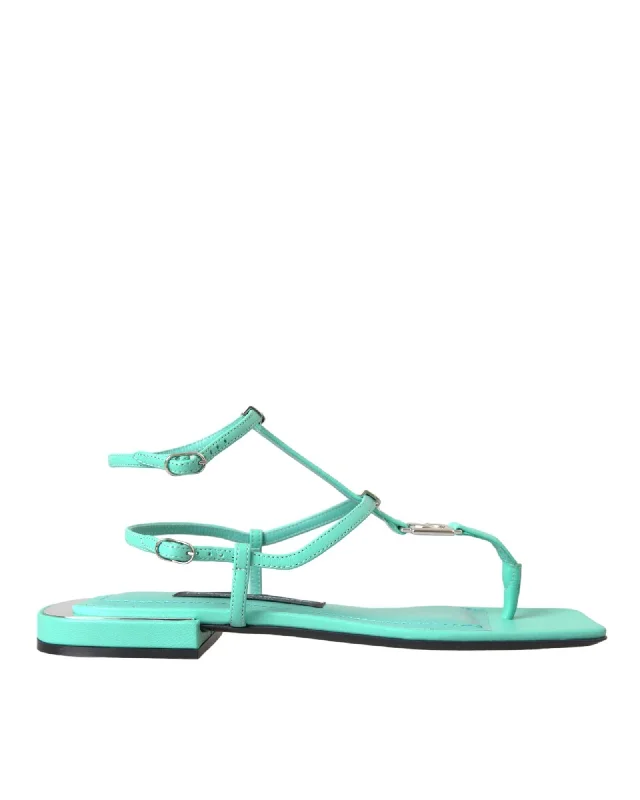 Dolce & Gabbana  Women's Thong Sandals Mint Green