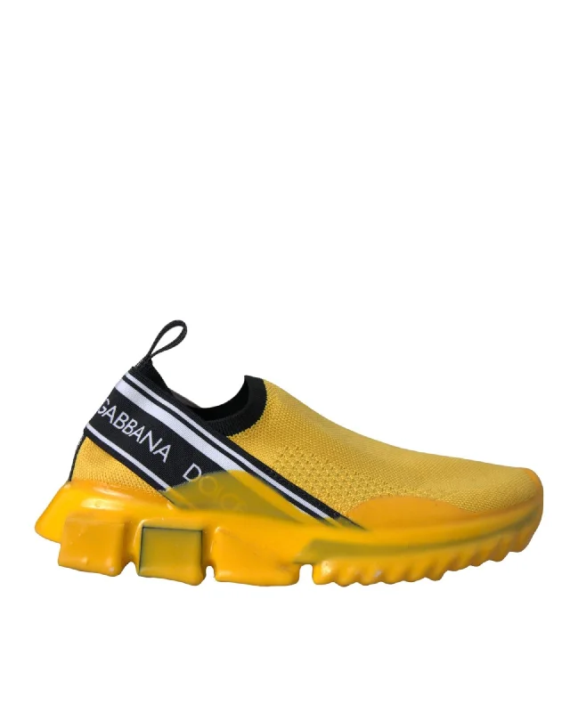 Style Without Limits Dolce & Gabbana  Portofino Sneakers - Yellow