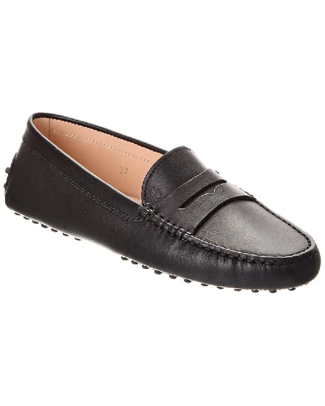 Tod’S Gommini Leather Moccasin