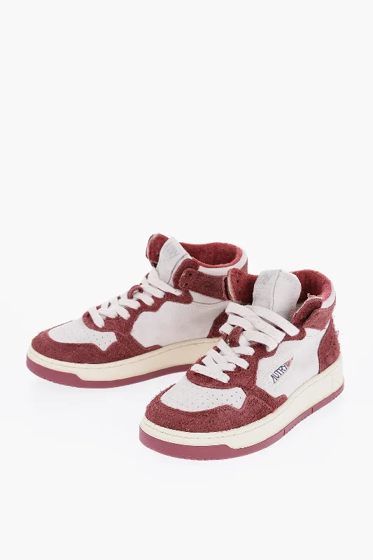 Limited Stock, Big Sale Autry Leather and Suede Two-Tone Sneakers 37 Shoes EU