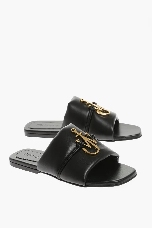 Unbeatable Prices J.W.Anderson Solid Color Faux Leather Sandals with Golden Detail 38 Shoes EU Unbeatable Prices J.W.Anderson Solid Color Faux Leather Sandals with Golden Detail 38 Shoes EU