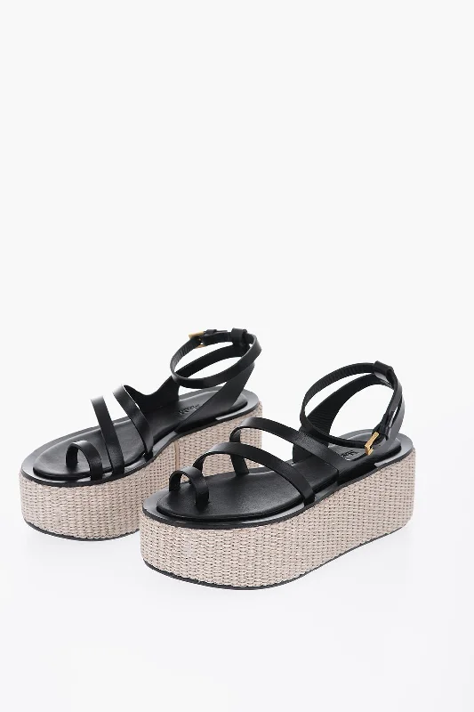 Statement Footwear Discount Max Mara Leather Sandals With Platform 6 cm 41 Shoes EU Statement Footwear Discount Max Mara Leather Sandals With Platform 6 cm 41 Shoes EU