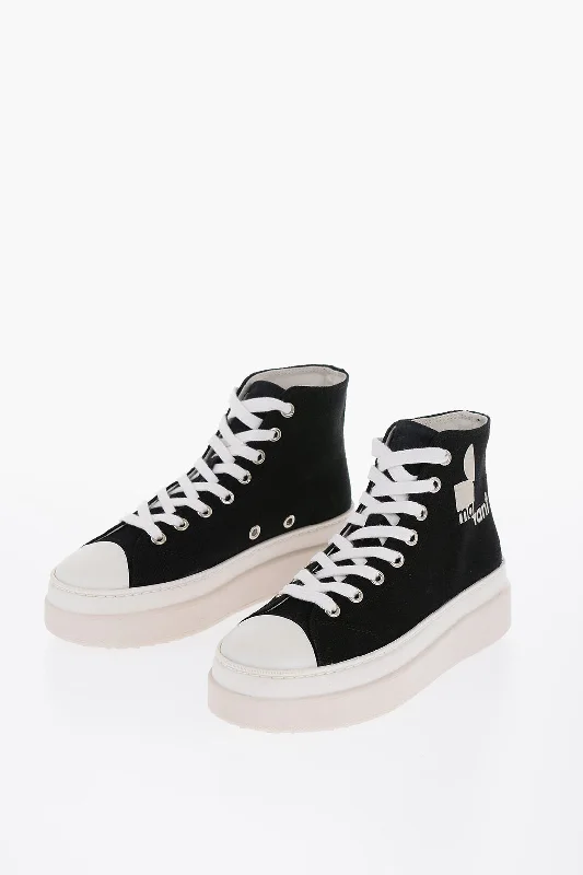 Sale On Sale Isabel Marant Canvas AUSTIN High-top Sneakers with Contrasting Sole 35 Shoes EU Sale On Sale Isabel Marant Canvas AUSTIN High-top Sneakers with Contrasting Sole 35 Shoes EU