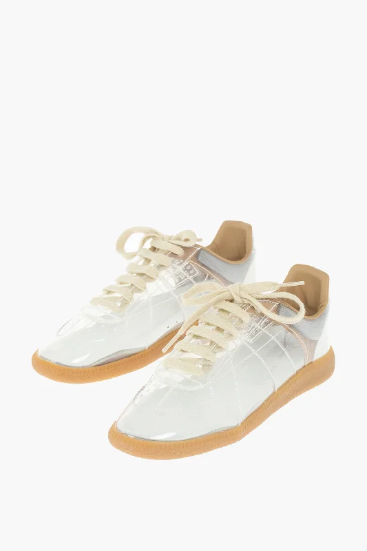 Stylish Savings Maison Margiela MM22 pvc sneakers with sheer upper 35 Shoes EU