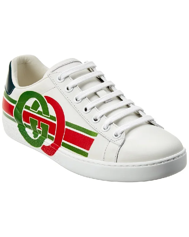 Seize Bargains Gucci Ace Interlocking G Leather Sneaker