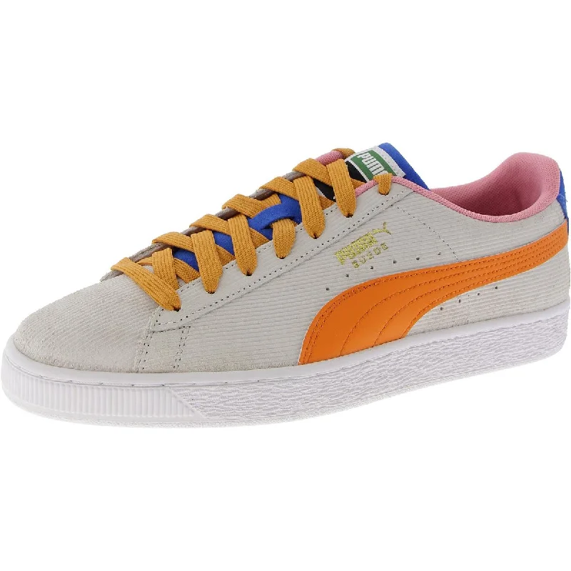 Easy Elegance Sales Suede Cord Womens Lace-Up Logo Casual And Fashion Sneakers