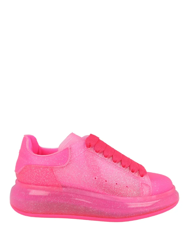 Cozy Comfort Style Sale Alexander McQueen Womens Glitter Oversized Sneakers