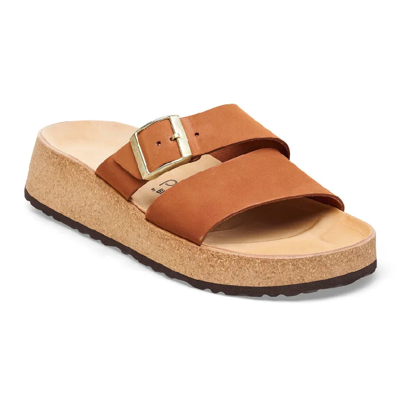 Sleek Dress Shoes Deal Birkenstock Almina Nubuck Leather Pecan Women's