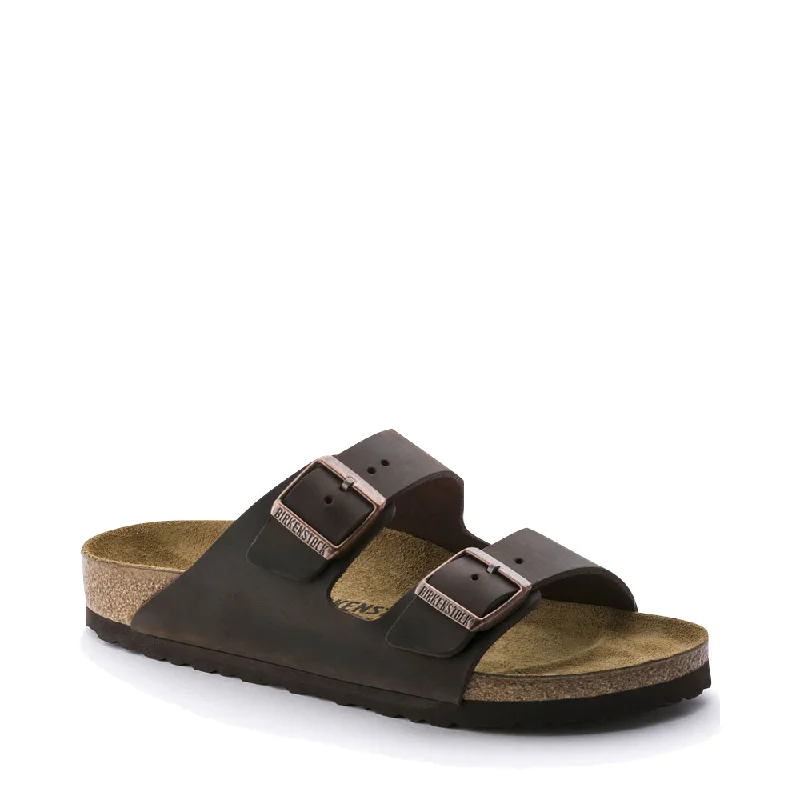 On-Trend Fashion Offers Birkenstock Arizona Oiled Leather Soft Footbed Sandal in Habana Brown On-Trend Fashion Offers Birkenstock Arizona Oiled Leather Soft Footbed Sandal in Habana Brown