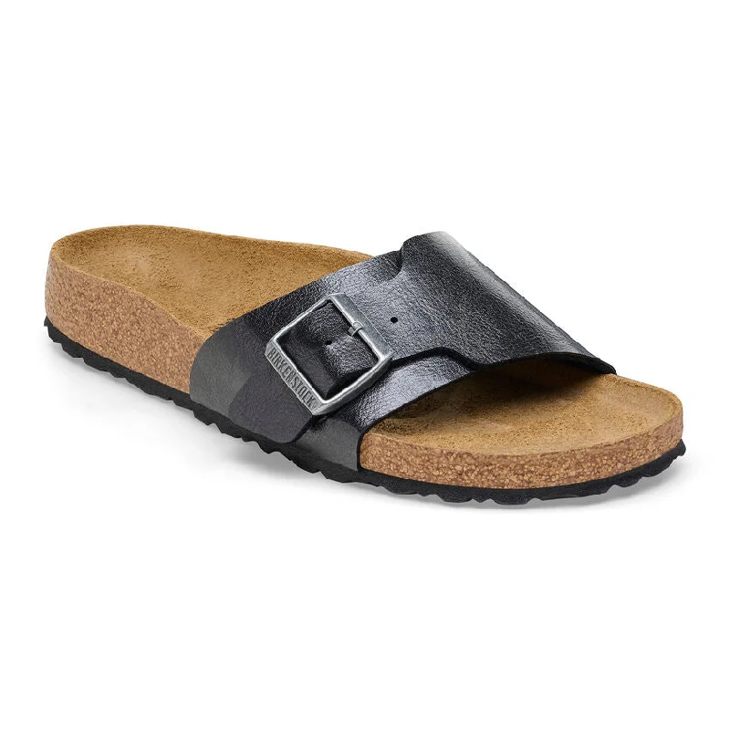 Comfortable Minimalist Shoes Birkenstock Catalina Birko-Flor Graceful Licorice Women's