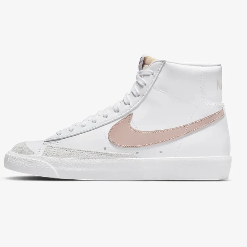 Modern Casual Shoes Blazer Mid '77 (Summit White + Peach + Pink Oxford)