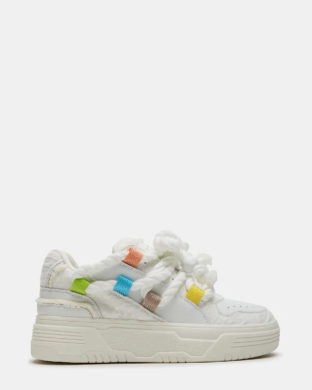 Durable Walking Shoes Sale BOOMER LACE WHITE MULTI