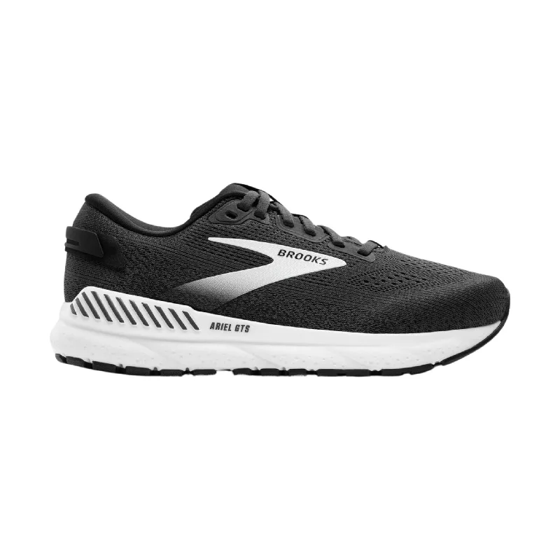 Chic Styles Brooks Women's Ariel GTS 24 Road Running Shoes - Ebony/Black/White
