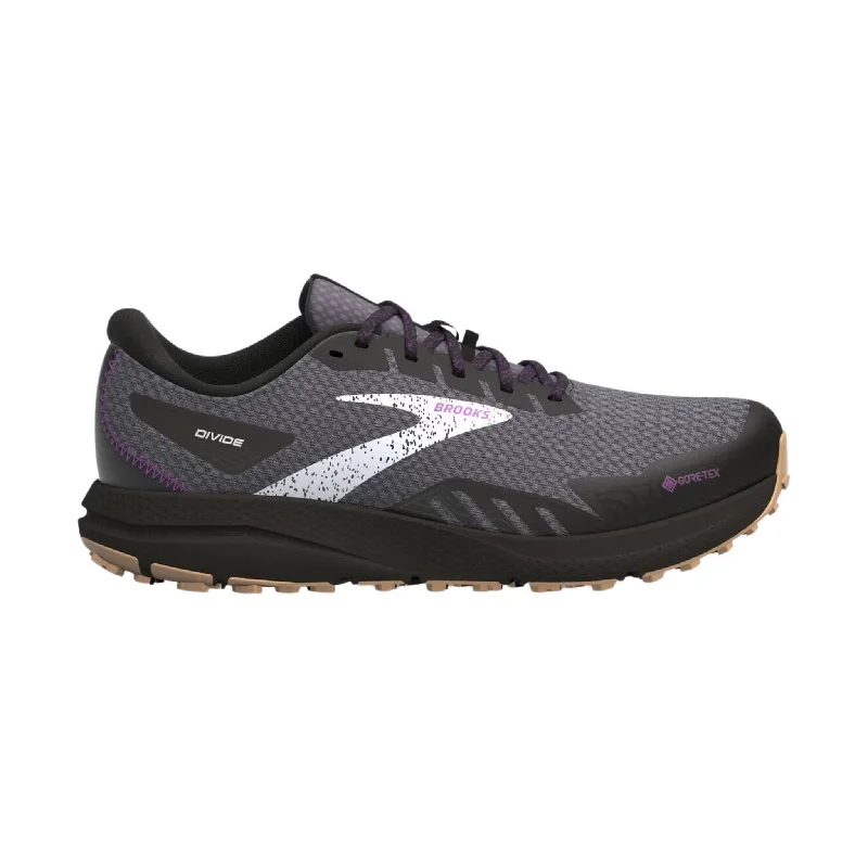 Minimalist Fashion Sale Brooks Women's Divide 4 GTX Running Shoe - Black/Blackened Pearl/Purple Minimalist Fashion Sale Brooks Women's Divide 4 GTX Running Shoe - Black/Blackened Pearl/Purple