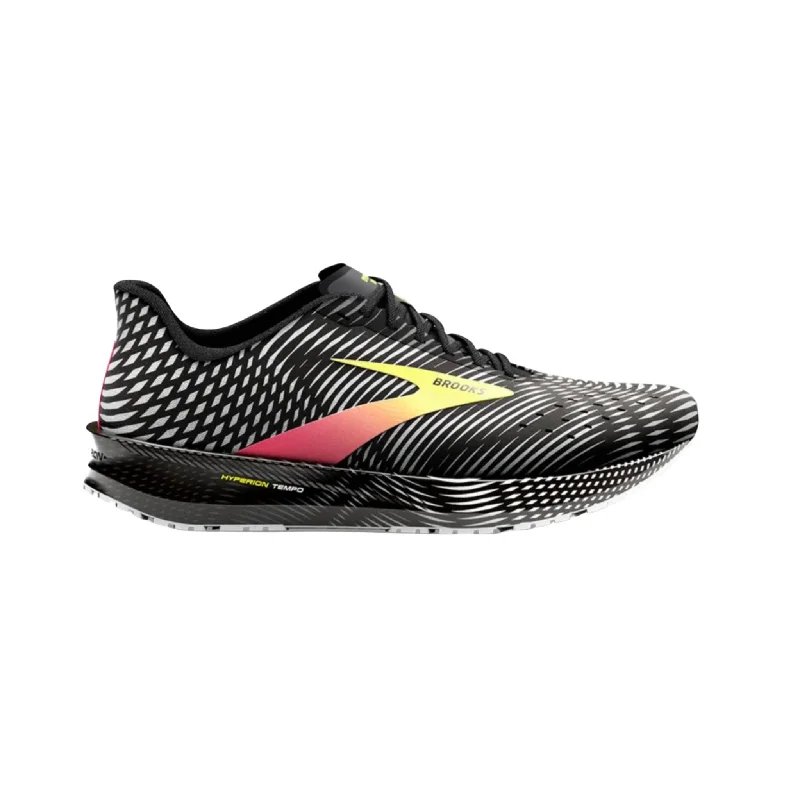 Comfortable Outdoor Shoes Brooks Women's Hyperion Tempo Running Shoes - Black/Pink/Yellow Comfortable Outdoor Shoes Brooks Women's Hyperion Tempo Running Shoes - Black/Pink/Yellow