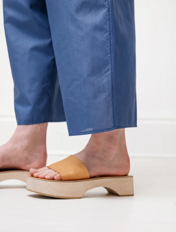 Elegant Fashion Offers Clogs Wood/Leather