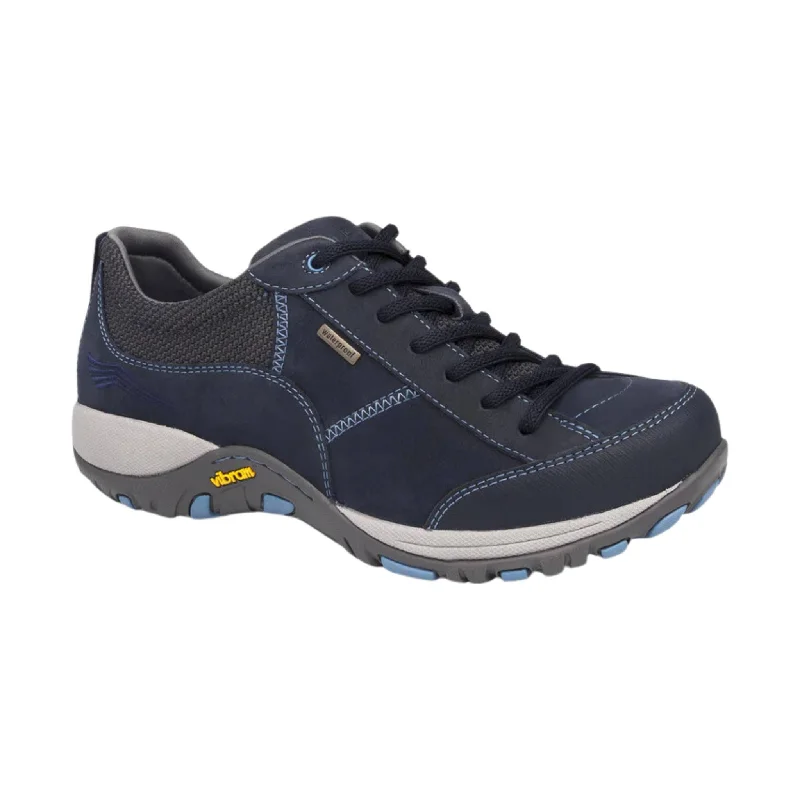 Valentine's Special Dansko Women's Paisley Wide - Navy Milled Nubuck