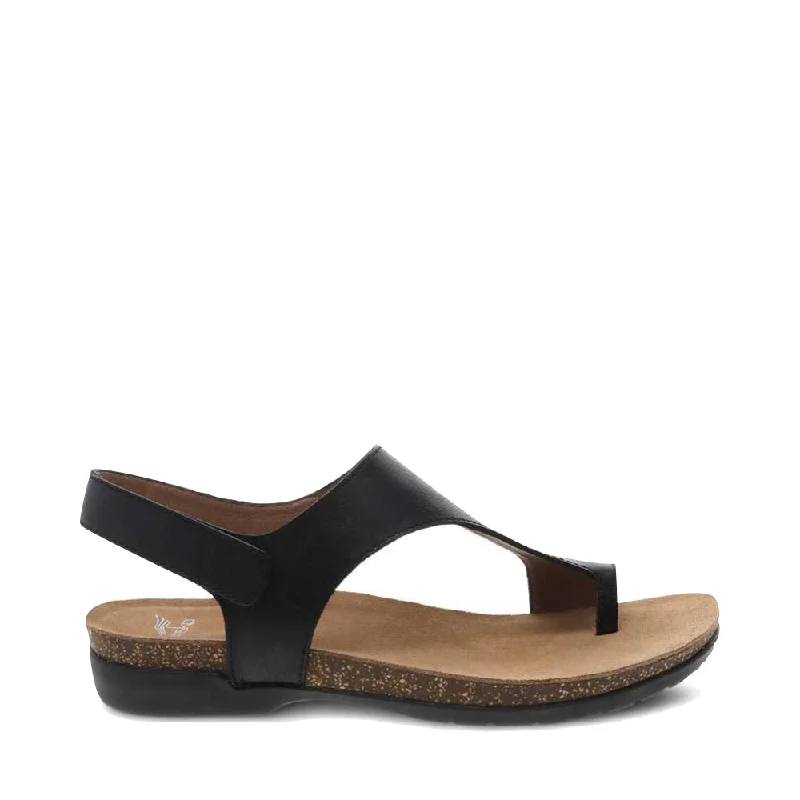 Fashion Forward Dansko Women's Reece Thong Sandal in Black