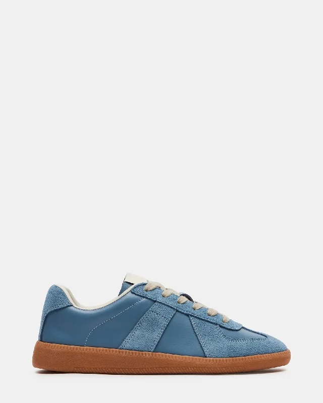 Stylish All-Day Wear Shoes DIXIN BLUE LEATHER