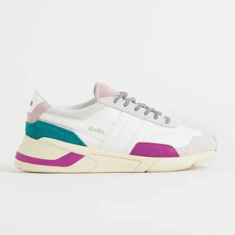Effortless Style Shoes Sale Eclipse Trident Sneaker (White + Foxglove + Chalk Pink)