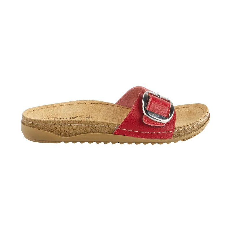 Limited Time Deal Flexus Women's Baronca Sandal - Red