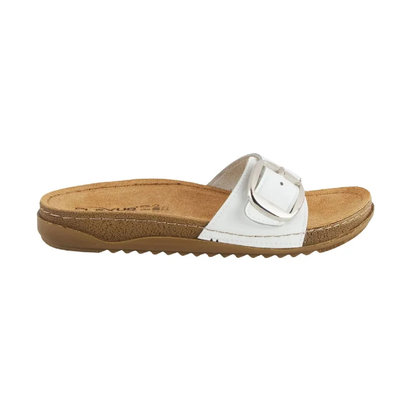 Stylish Savings Flexus Women's Baronca Sandal - White