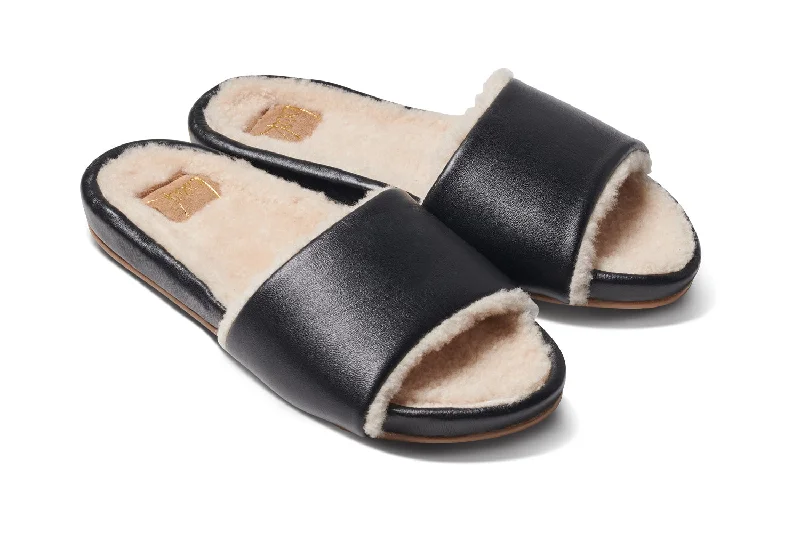 Fashion Forward GALLITO MÁS SHEARLING - Black