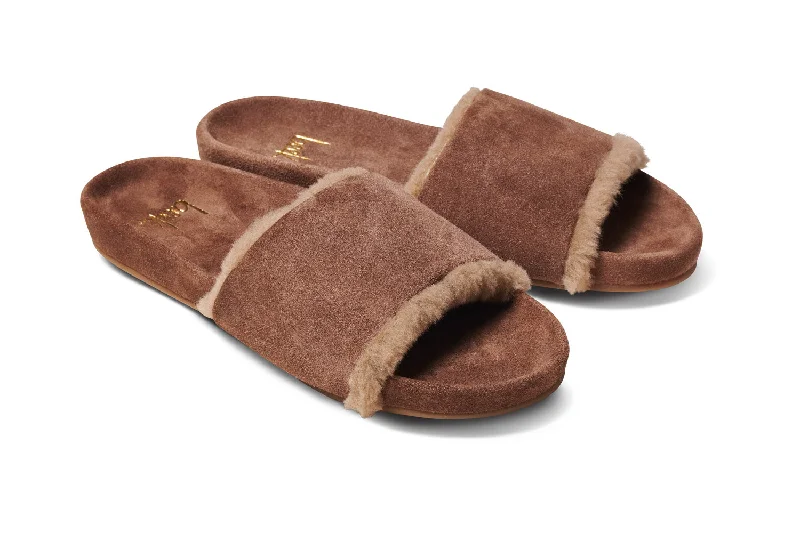 Chic Style, Always In Vogue GALLITO SHEARLING - Pecan