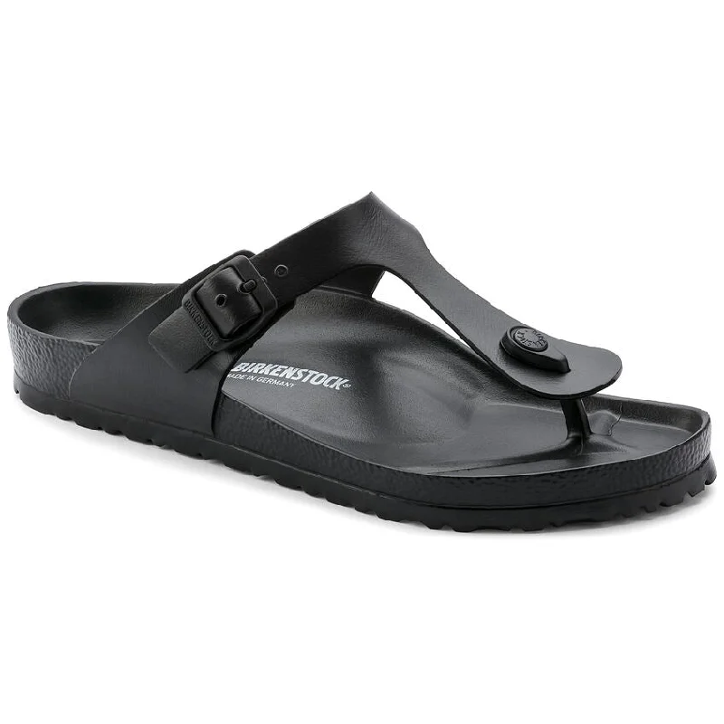 Polished Style Deals Birkenstock Gizeh EVA Sandal Black Women's