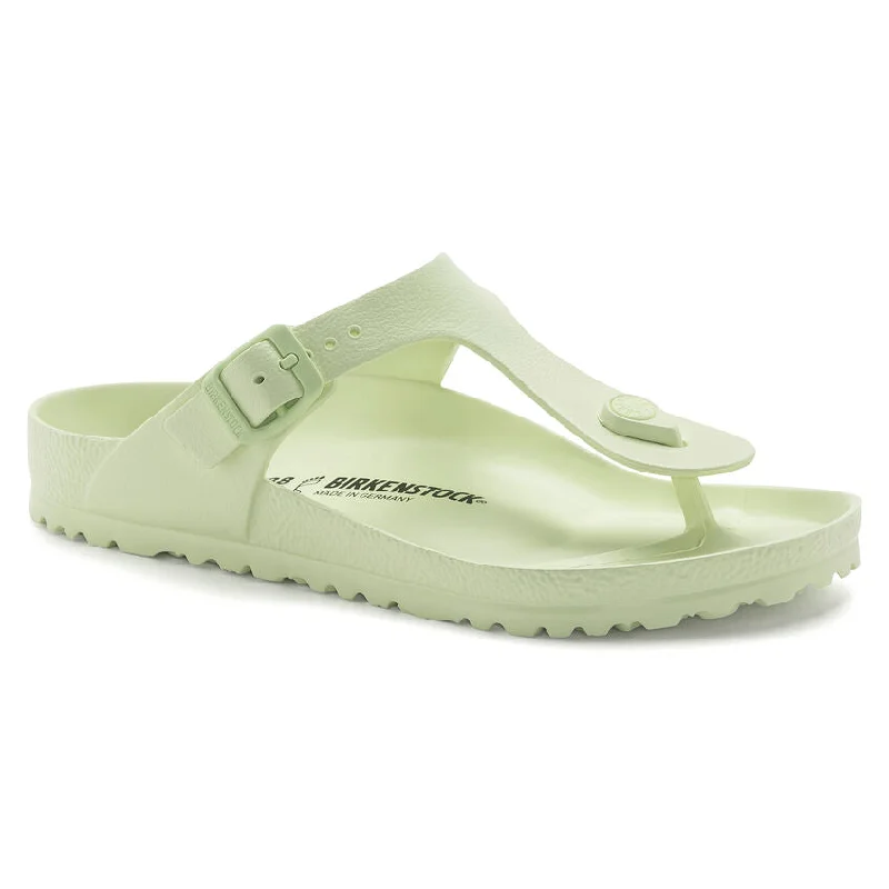 Feminine Luxe Style Sale Birkenstock Gizeh EVA Sandal Faded Lime Women's