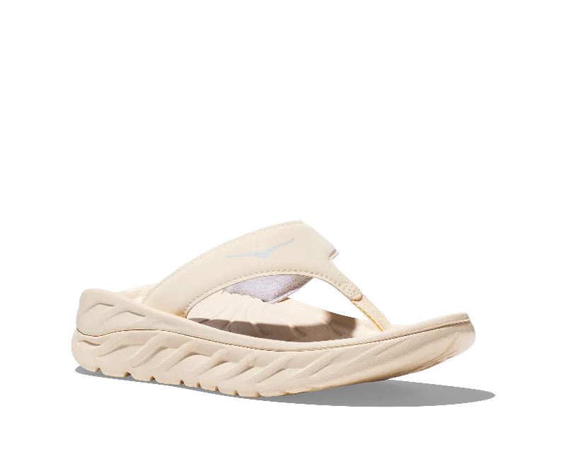 Cozy Winter Boots Promotion Hoka Ora Recovery Flip Vanilla Lunar Rock Women's