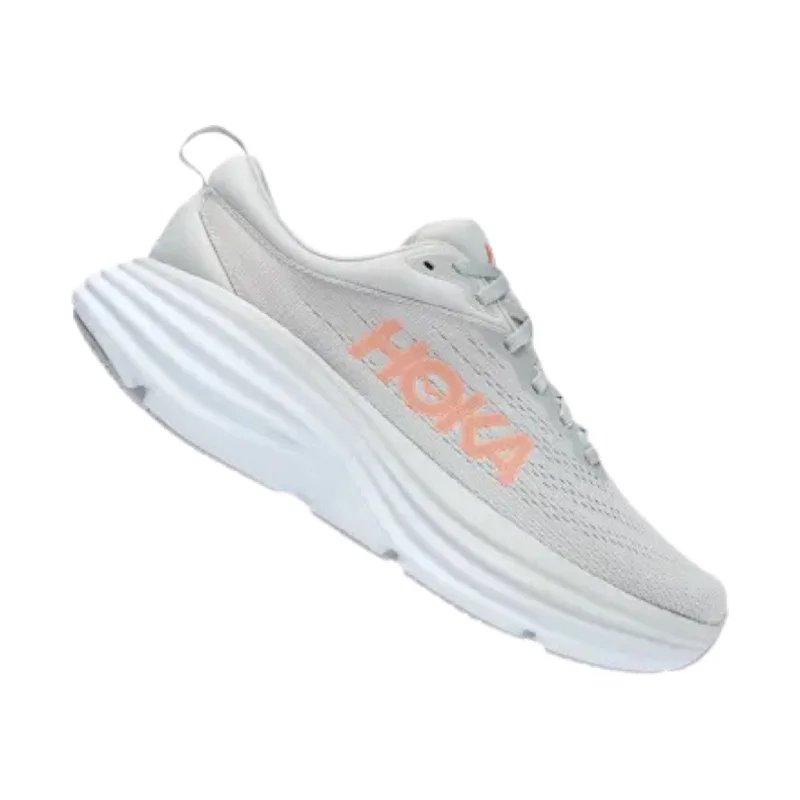 Women's Everyday Flats HOKA Women's Bondi 8 - Harbor Mist/ Lunar Rock