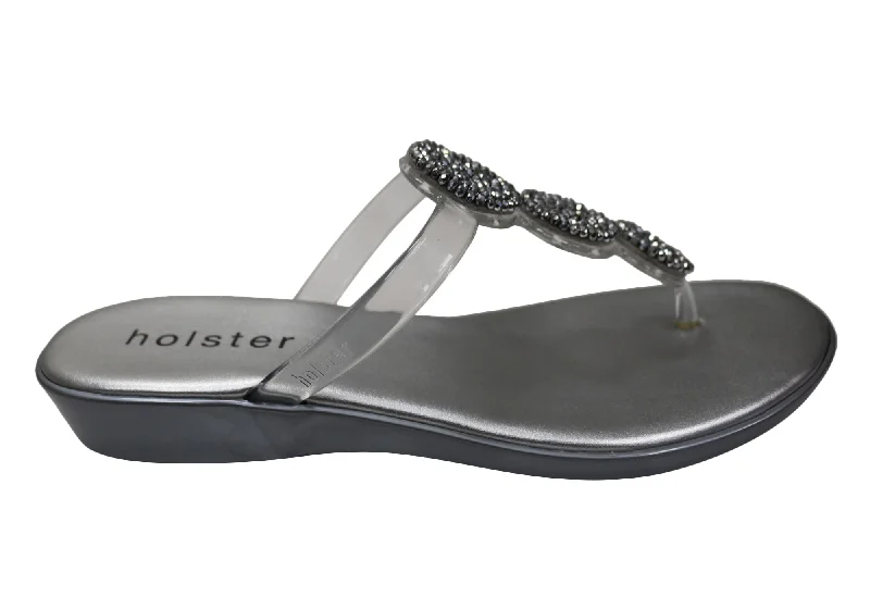 Business Casual Shoes Discount Holster Victoria Wedge Womens Comfortable Fashion Thongs Sandals