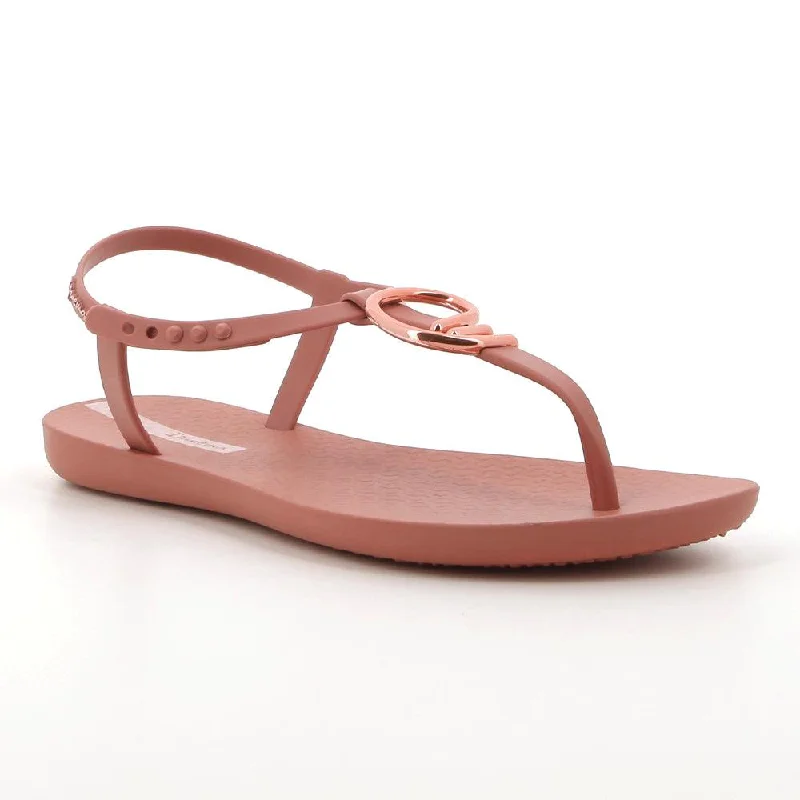 Ipanema Slingback Thong Sandals with Trim - Pink/Rose