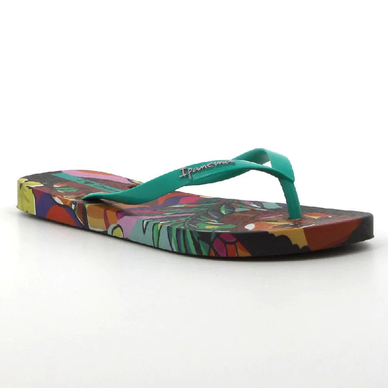 Ipanema Thong Sandals - Black/Green