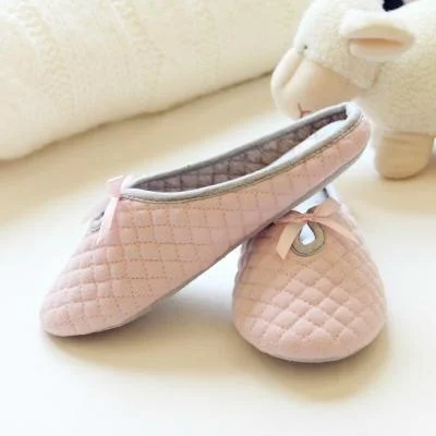 Women's Fashion-Forward Flats Lovely Bowtie Winter Women's Home Slippers with Soft Bottom for Indoor Use Women's Fashion-Forward Flats Lovely Bowtie Winter Women's Home Slippers with Soft Bottom for Indoor Use