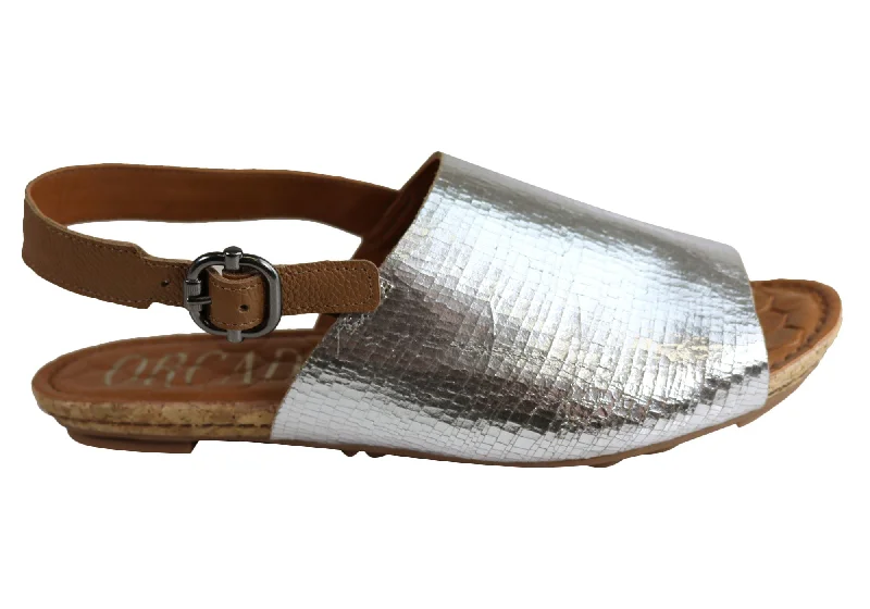 Premium Footwear Sale Orcade Dina Womens Comfortable Leather Fashion Sandals Made In Brazil