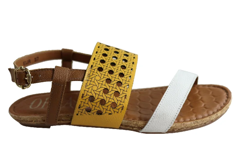 Non-Slip Shoes Sale Orcade Gismo Womens Comfortable Leather Sandals Made In Brazil