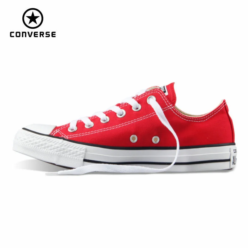 Avant-Garde Style Promotions Original Converse all star canvas shoes women man unisex sneakers low classic women Skateboarding Shoes red color Avant-Garde Style Promotions Original Converse all star canvas shoes women man unisex sneakers low classic women Skateboarding Shoes red color