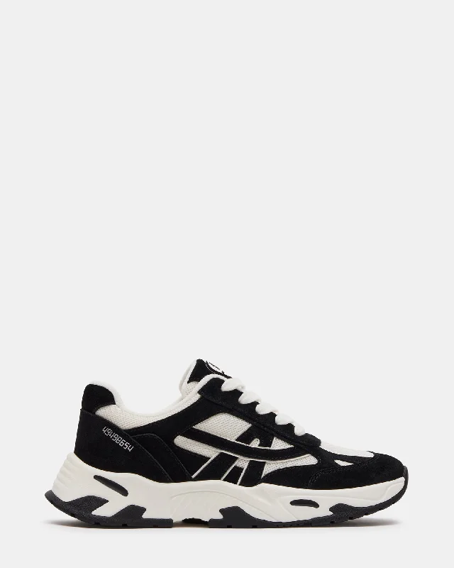 Comfortable High-Top Sneakers PREGAME BLACK/WHITE